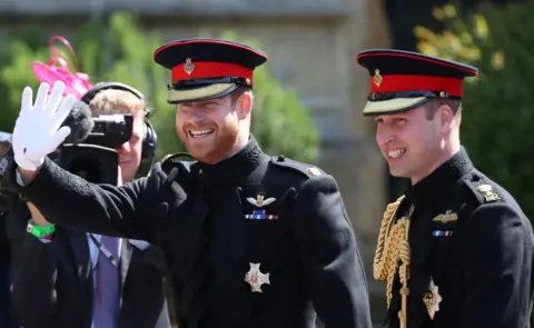 Reuters Prince Harry and Prince William