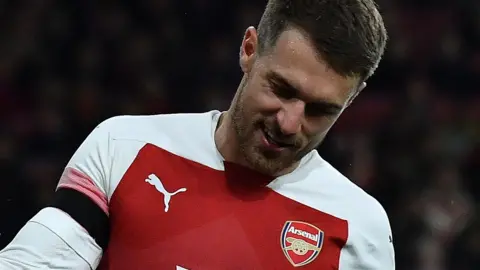 Arsenal midfielder Aaron Ramsey