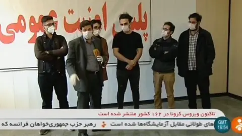 IRINN Iranian state TV reporter speaks to students arrested over aubergine videos