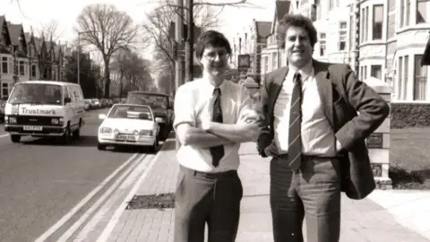 Campaign handout Mark Drakeford and Rhodri Morgan