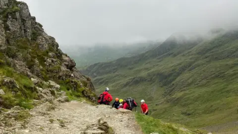 PAtterdale Mountain Rescue Team Rescue scene