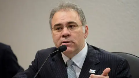 EPA Marcelo Queiroga, during an event in Brasilia, 12 August 2015