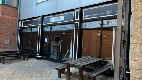 BBC The entrance to Carlisle's Truth nightclub