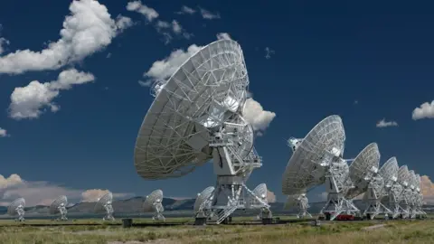 Science Photo Library Very Large Array radio telescopes