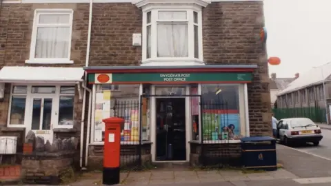 Mark Kelly Brondeg Post office in 2005 (CREDIT Mark Kelly) ( the post office has since closed and it is now a convenience store)