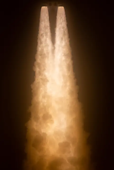 NASA Exhaust plume