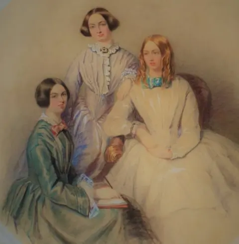 JP Humbert Auctions Picture which is thought to be a previously unknown portrait of the Bronte sisters