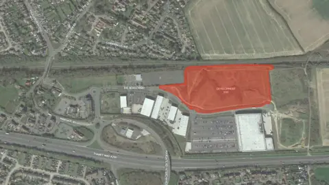 Kitewood Estates and Corstophine & Wright Map of the Altira business park development