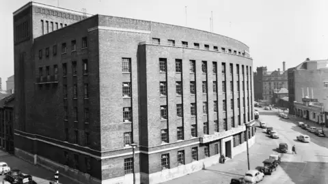 Broadcasting House pictured in 1955