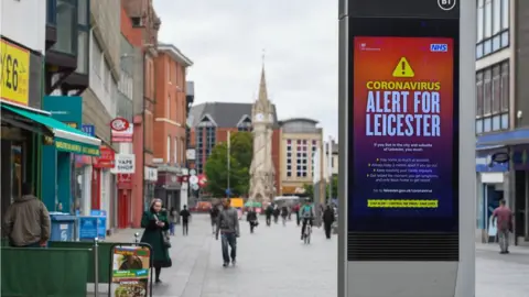 PA Media Leicester on lockdown