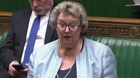 Parliament MP Heather Wheeler speaking in the Commons