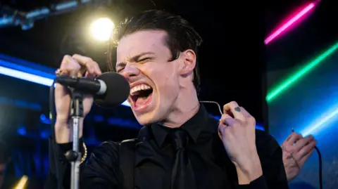 Yungblud in the BBC Radio 1 Live Lounge on the Ricky, Melvin & Charlie show 