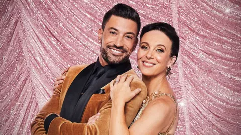 BBC/PA Giovanni Pernice and Amanda Abbington on Strictly