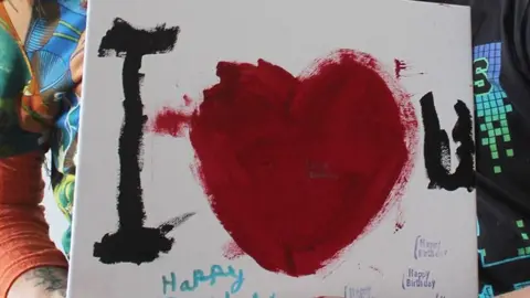 Youth Art Connect Art with red heart