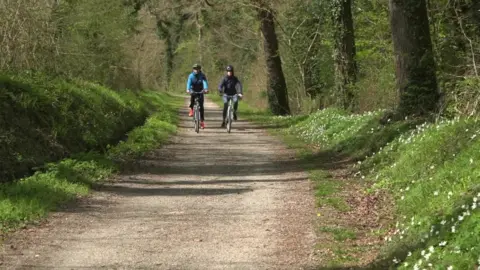 BBC Cycle trail near Bodmin