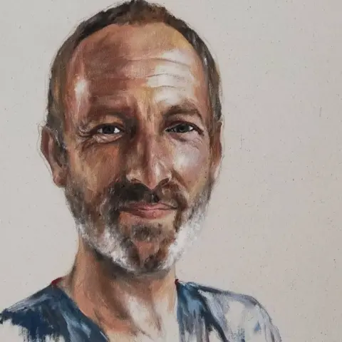 Alice Evans Goodwill A portrait of Andy