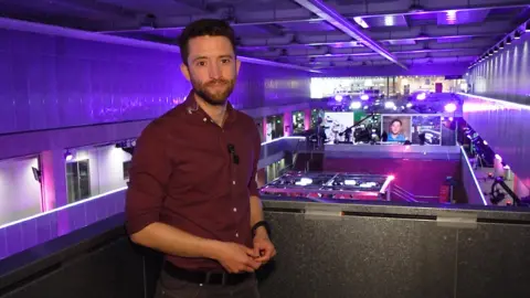 BBC Scotland HQ in Glasgow has been transformed into several studios to cover the 2021 Scottish election.