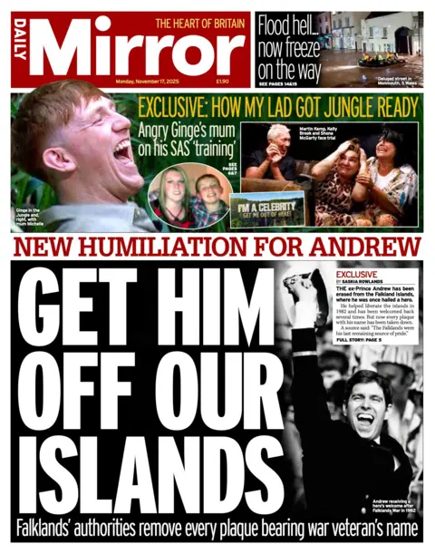 “Get him off our islands”.