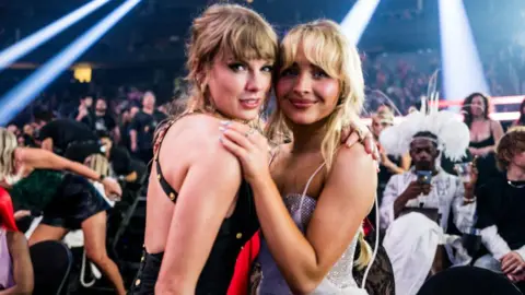 Getty Images Taylor Swift and Sabrina Carpenter