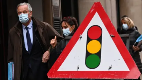 EPA Chief EU Brexit negotiator Michel Barnier ahead of ongoing Brexit talks in London, Britain, 02 December 2020