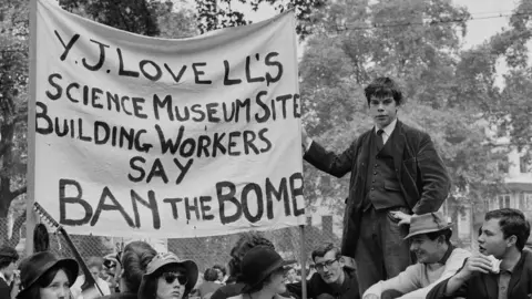 Getty Images protest sign