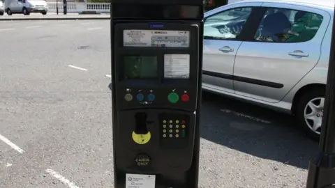 BBC Parking meter by car