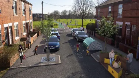 TfGM Levenshulme artist's impression