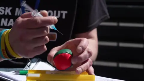 BBC Drug charity volunteers