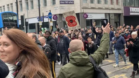 Ethan Connolly-Forster  Lockdown protest