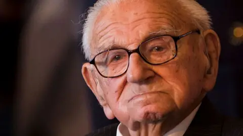 Nicholas Winton in Czech Republic in 2014