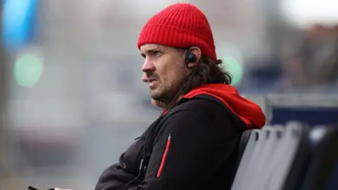 Dan Murphy during Wales' women's match with Scotland during the Six Nations