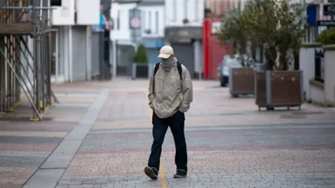 Getty Images Man in Merthyr Tydfil