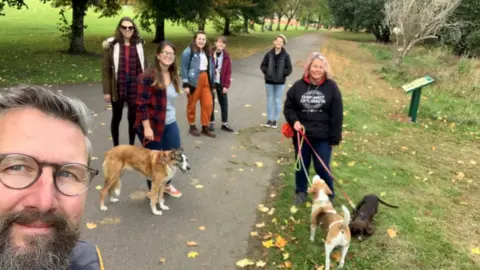 David Sheen Chaplaincy dog walk