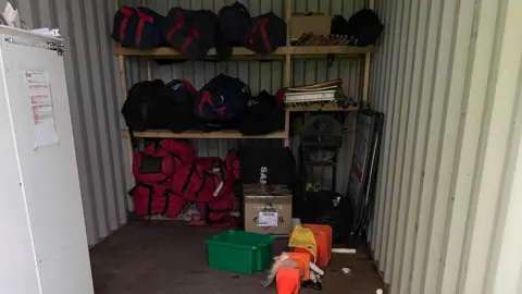 Witney Vikings Youth Football Club Ransacked container