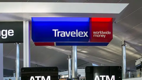 Getty Images Travelex sign