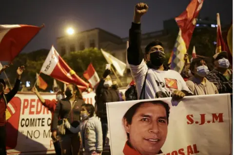 Peru election: Pedro Castillo gains last-minute lead