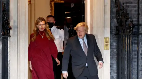 Reuters Carrie Symonds and Boris Johnson