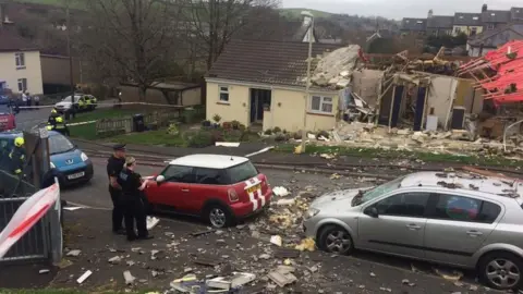 Tom Hall The scene of the blast