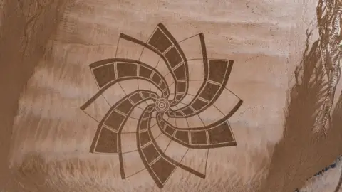 East Riding of Yorkshire Council Sand art