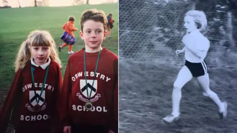 Gina Paletta Gina, running at school in the late 1990s