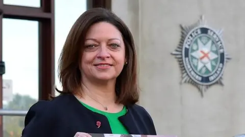 Pacemaker Chief Operating Officer, Pamela McCreedy during the launch of the new Student Officer Recruitment campaign at Police Headquarters in Belfast