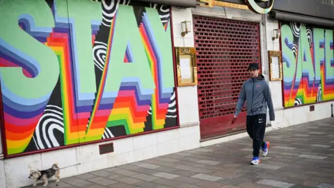 Getty Images Covid street art