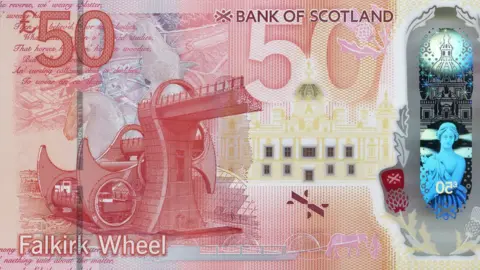 Falkirk Wheel £50 note