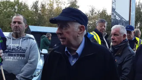 Unison Wakefield Arthur Scargill on the picket line