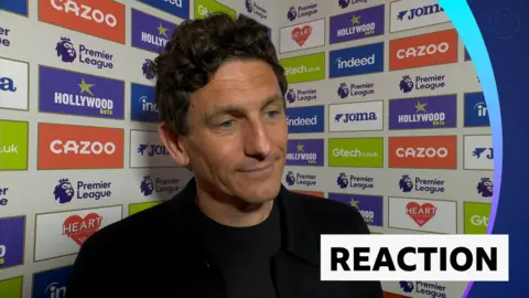 Keith Andrews give BBC Sport a post match interview after Brentford drew 2-2 with Crystal Palace