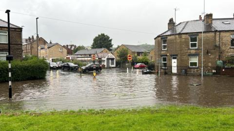 Flooding in Batley