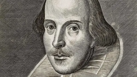 Getty Images Portrait of William Shakespeare from the title page of the First Folio of Shakespeare's plays