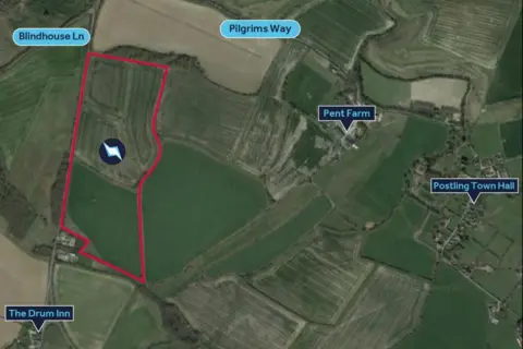 RNA Energy Map shows proposed outline of site