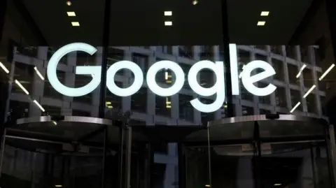 Getty Images A photograph of the entrance to a google office in the UK