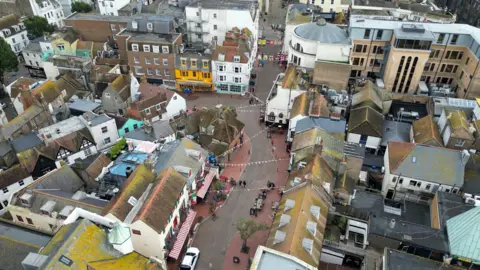Getty Aerial view of Brighton
